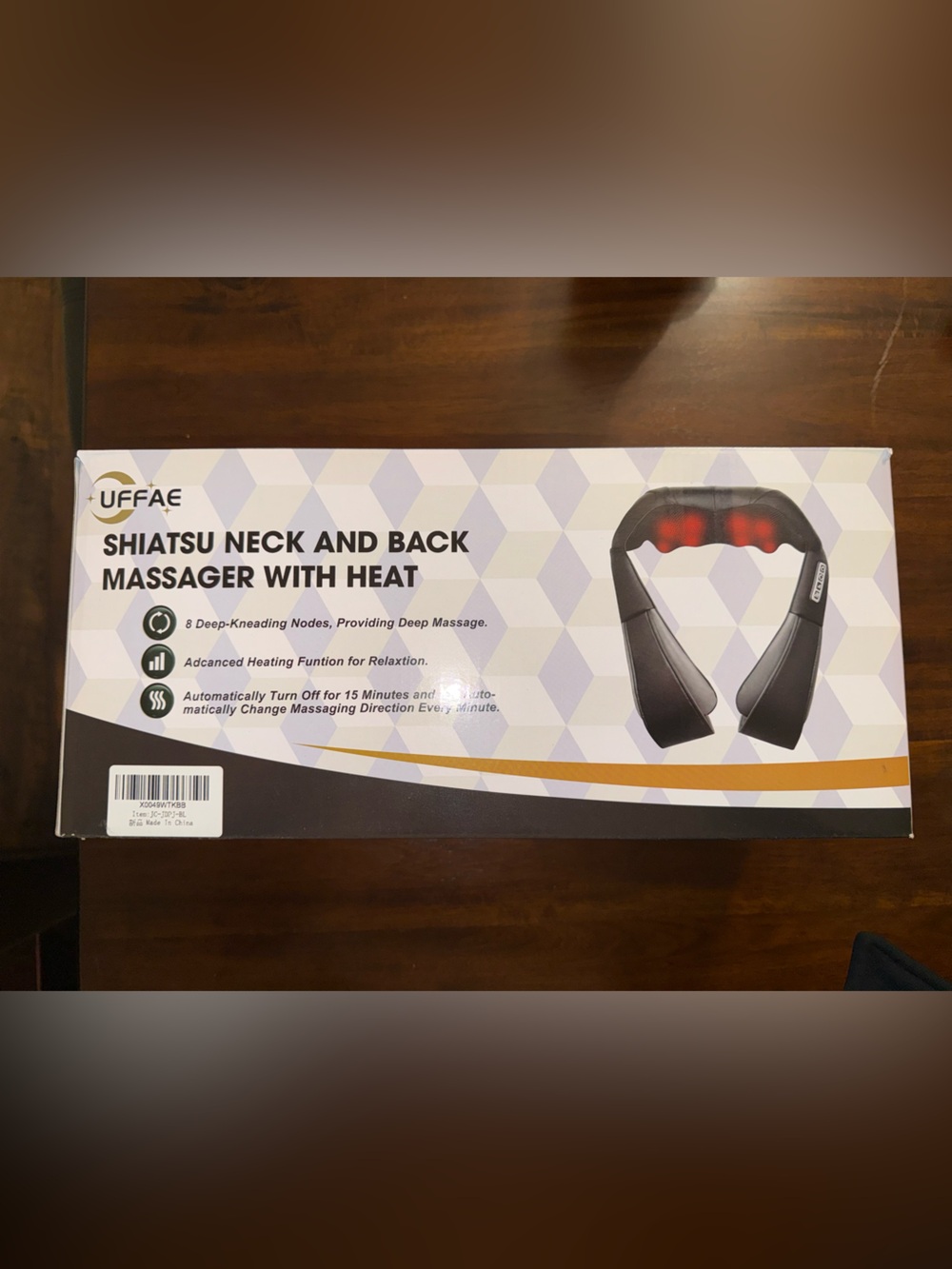 SHIATSU Neck and Back Massager with Heat